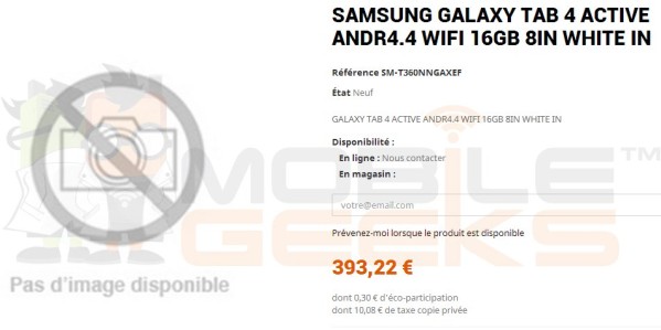 Samsung, Galaxy Tab 4 Active, Samsung Galaxy Tab 4 Active