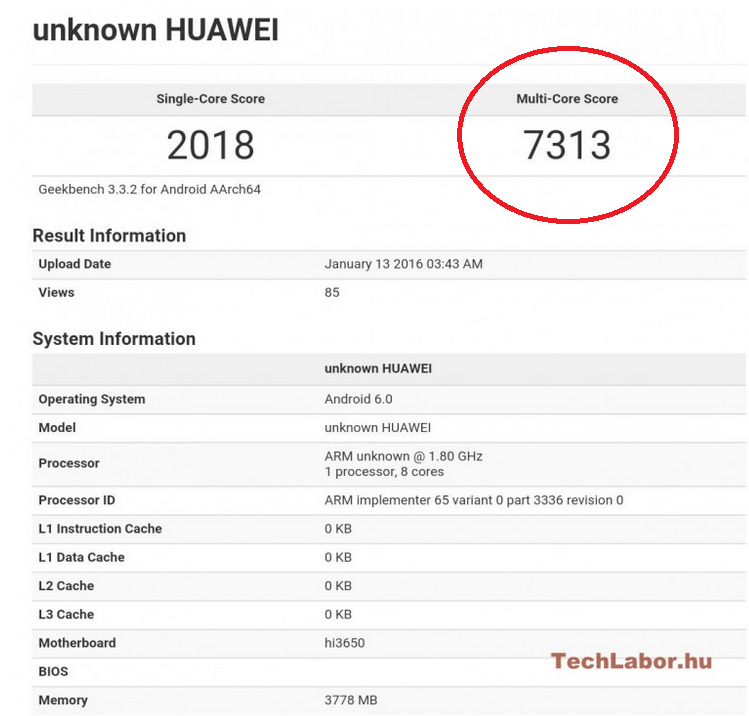 Huawei P9 Android Smartphone