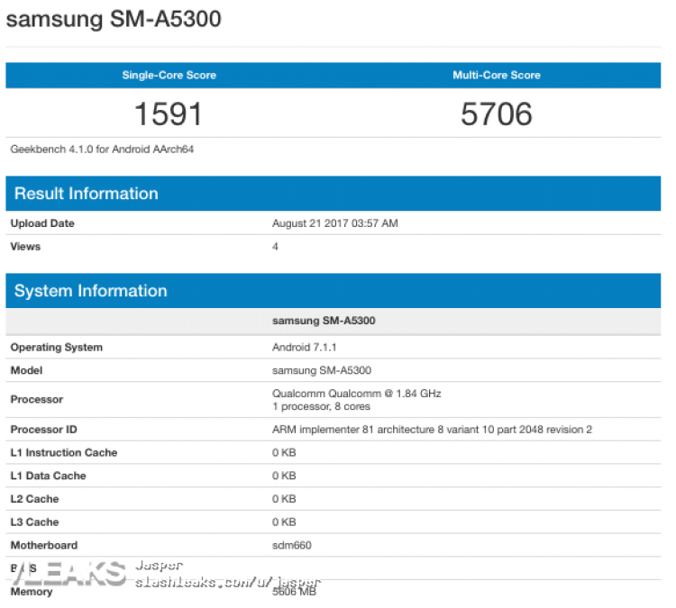 Samsung Galaxy A5 2018 Android Smartphone