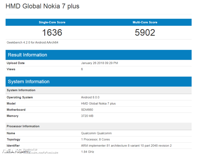 Nokia 7 Plus Android Smartphone