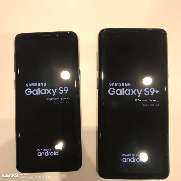 Samsung Galaxy S9 und Galaxy S9+ Android Smartphone