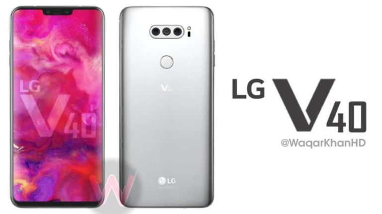 LG V40 ThinQ Render