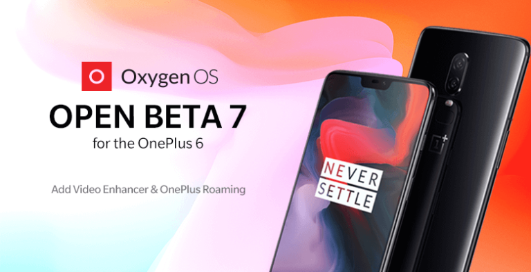 OnePlus 6 Android Pie Open Beta 7