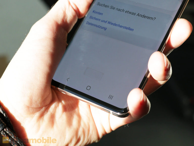 Samsung Galaxy S10+ Fingerabdrucksensor Display