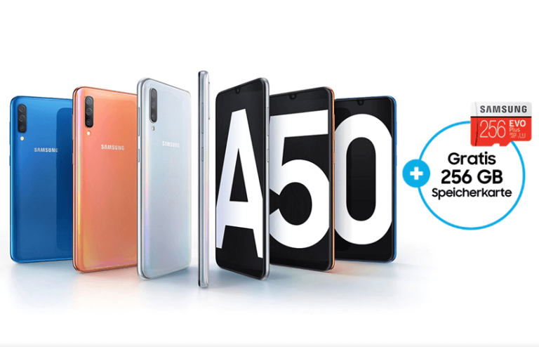 Samsung Galaxy A50 Vorbestellung-Aktion