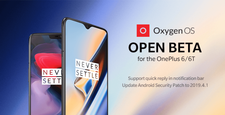 OnePlus 6 und OnePlus 6T Open Beta 16 bzw. 8