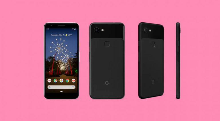 Google Pixel 3a Black Pressebild