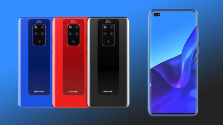 Huawei Mate 30 Pro Render