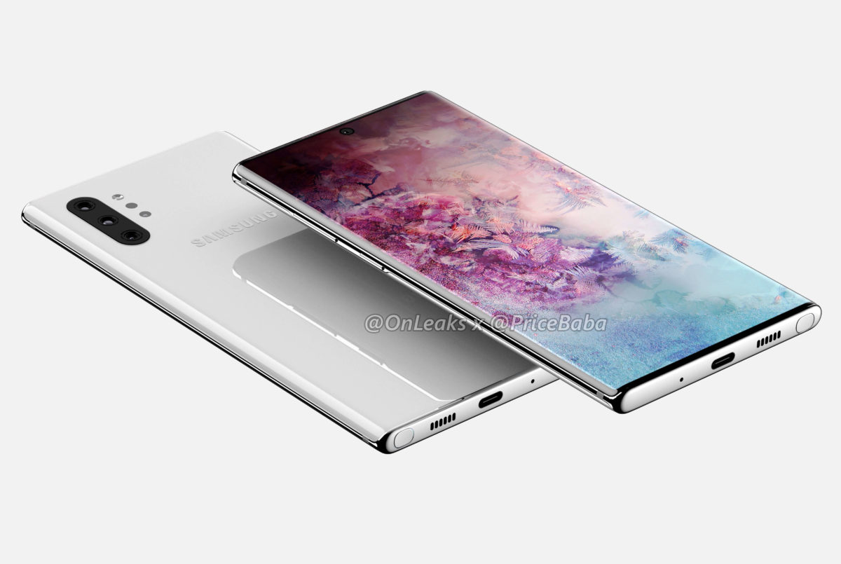 Samsung Galaxy Note 10 Pro Render