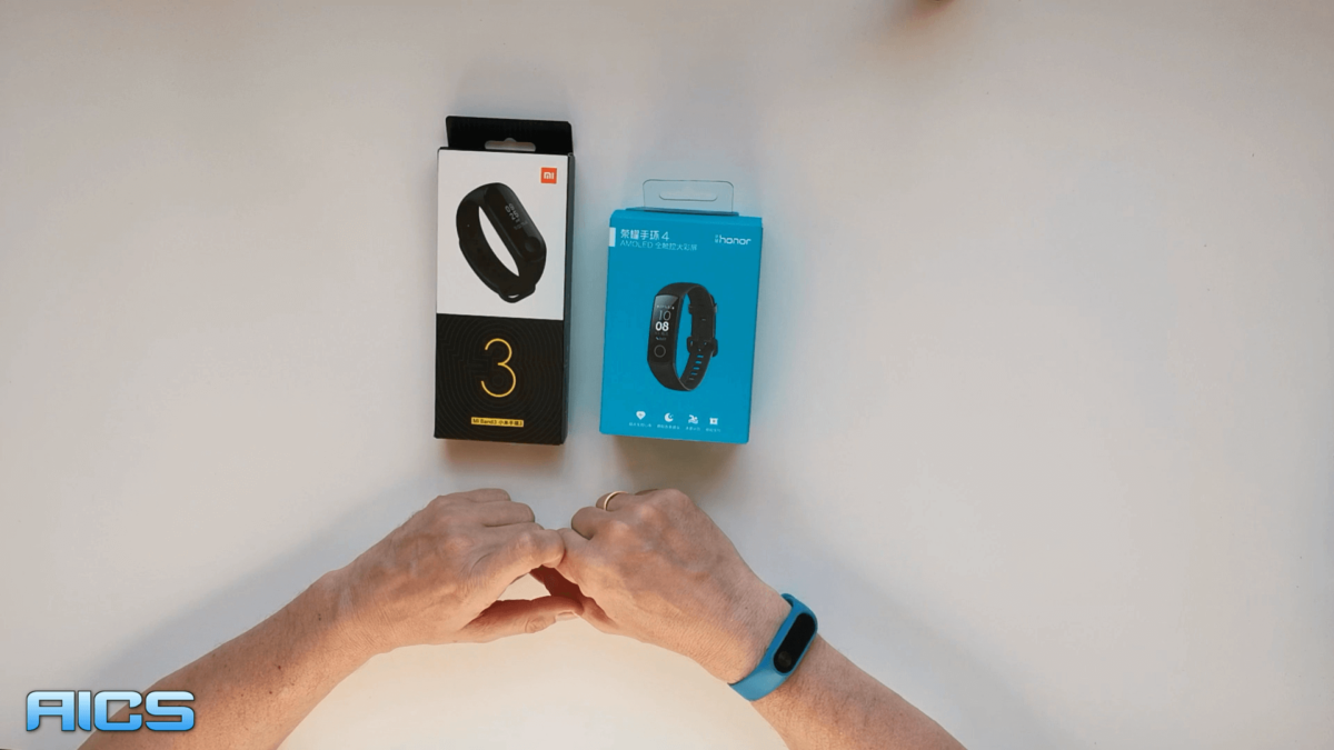 Xiaomi Mi Band 3 und Honor Band 4 Unboxing