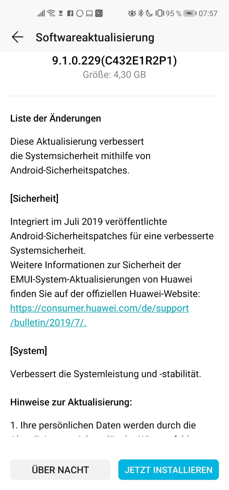 Honor View 20 Firmware Update [PCT-L29 9.1.0.229 (C432E1R2P1)]