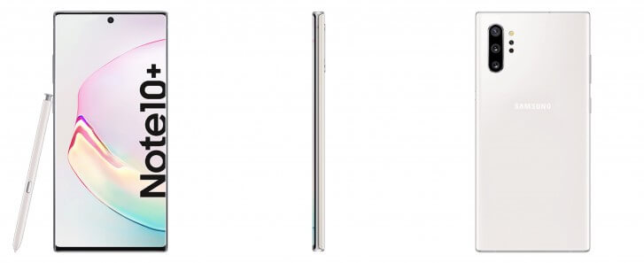 Samsung Galaxy Note 10 Aura White Pressebild