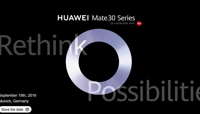 Huawei Mate 30-Reihe Livestream