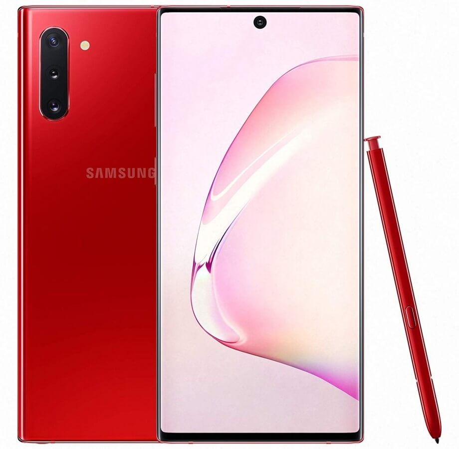 Samsung Galaxy Note 10 Aurora Red