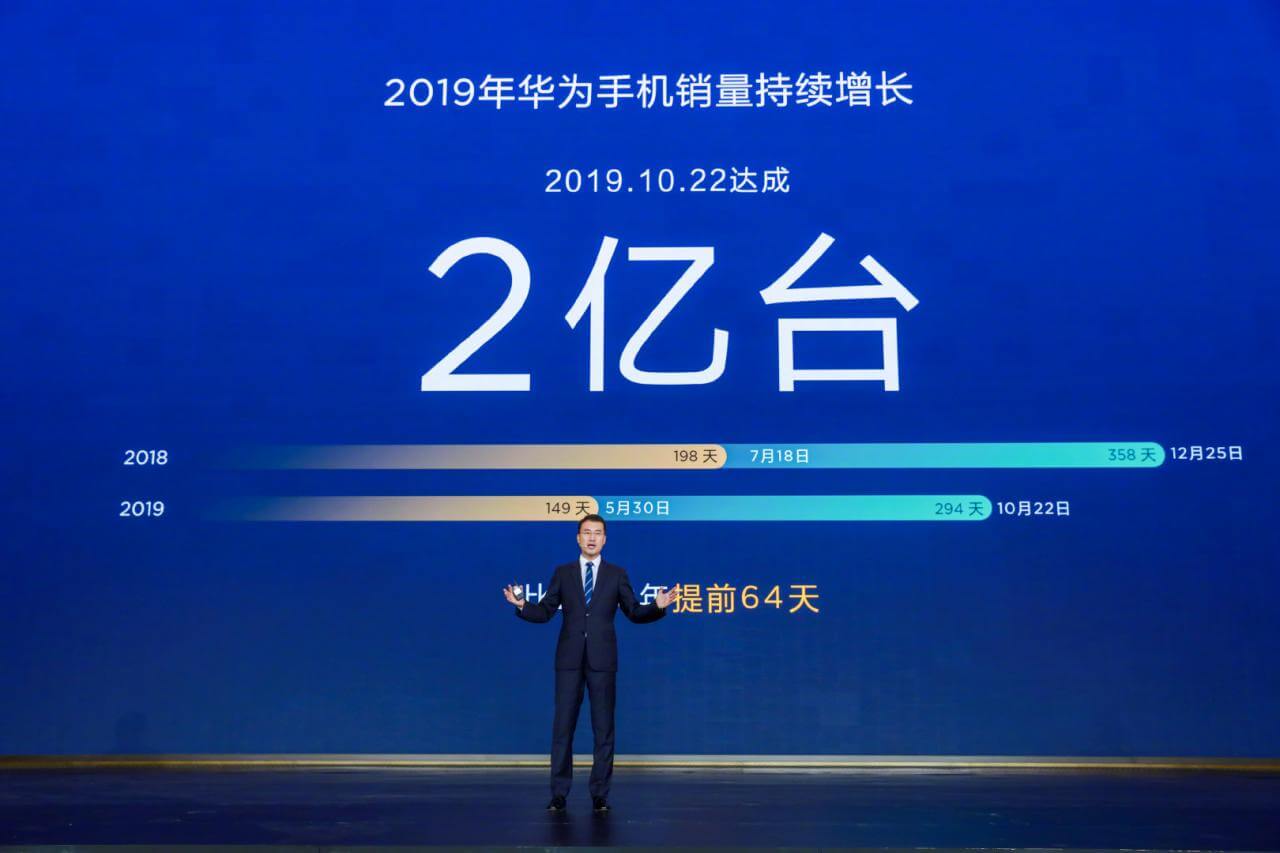 Huawei 200 Million Shipment Announcement