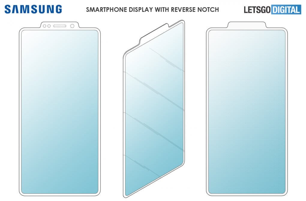 Samsung Smartphone Patent "reverse Notch"