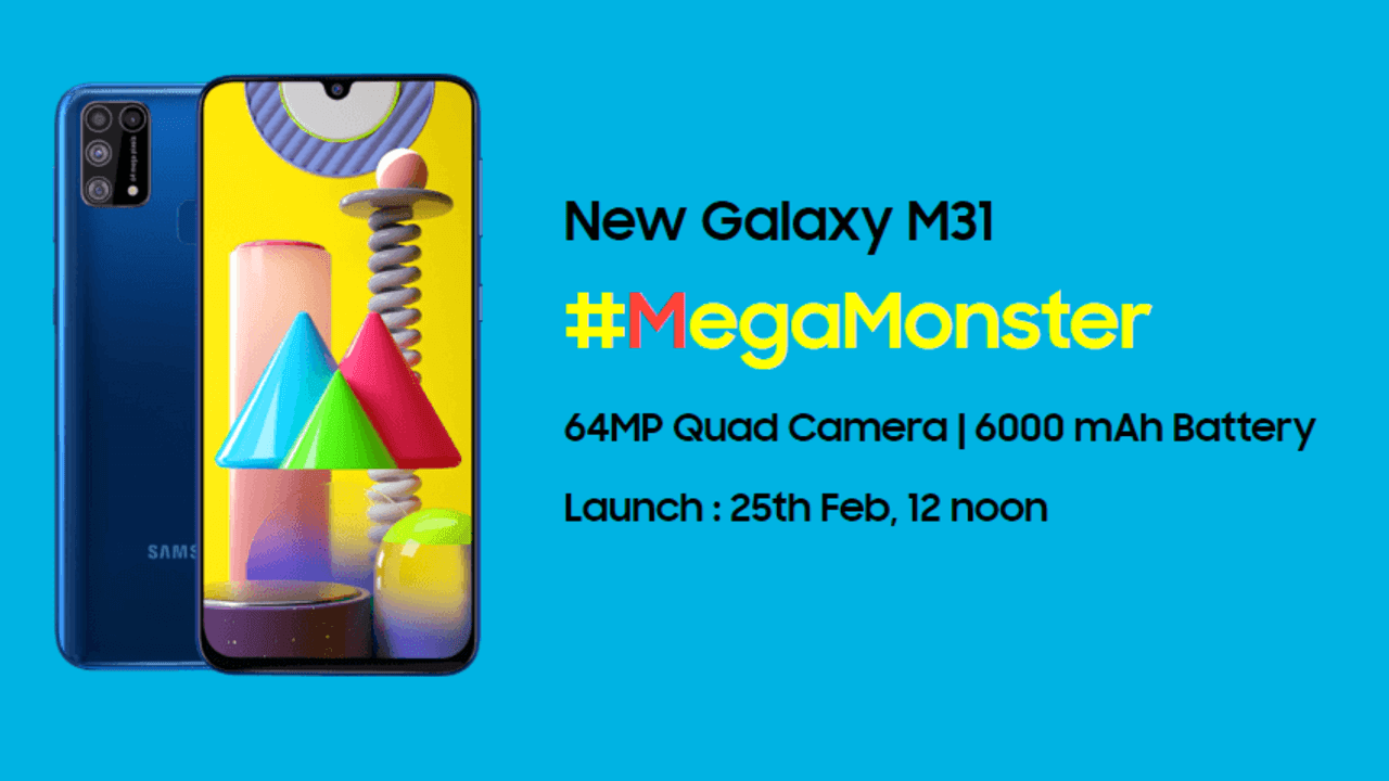 Samsung Galaxy M31 launch