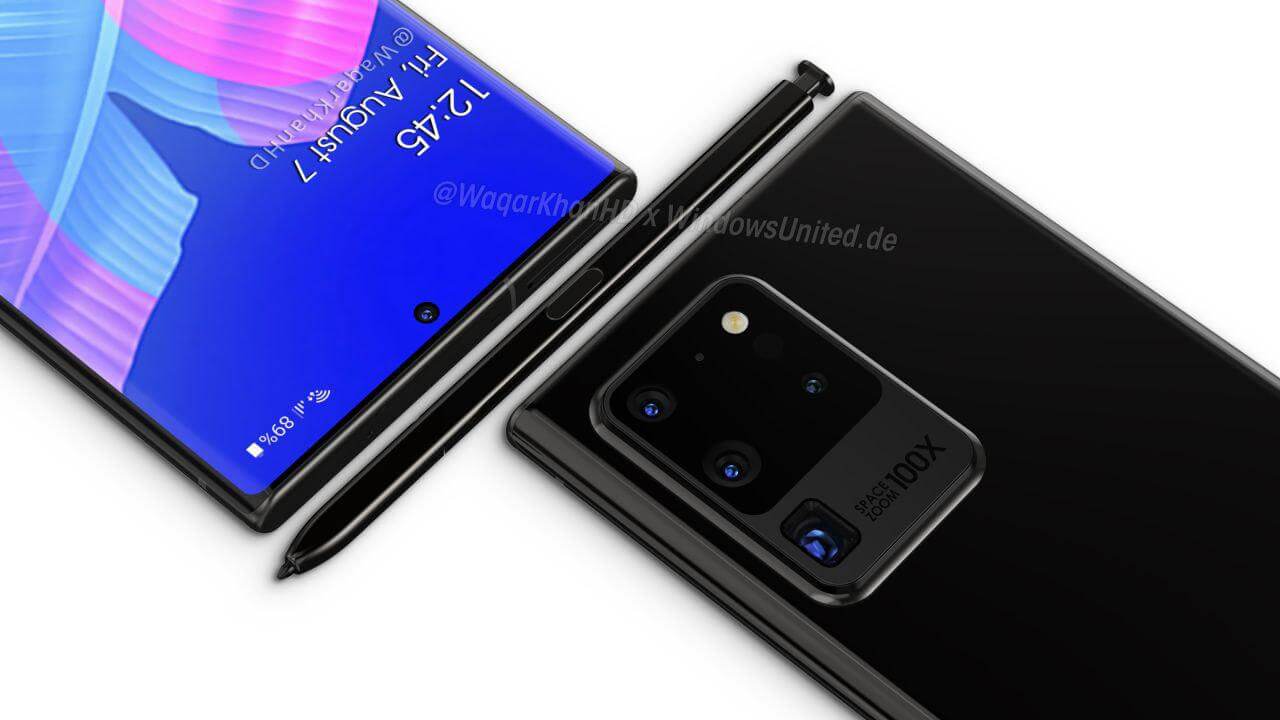 Samsung Galaxy Note 20 Render