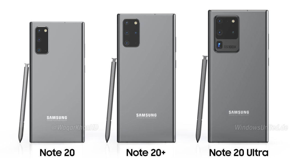 Samsung Galaxy Note 20 Render