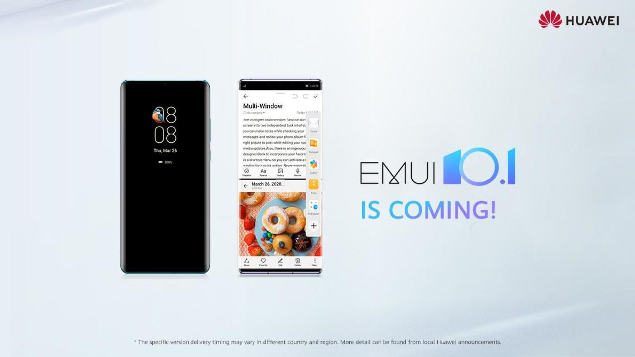 Huawei EMUI 10.1 is coming