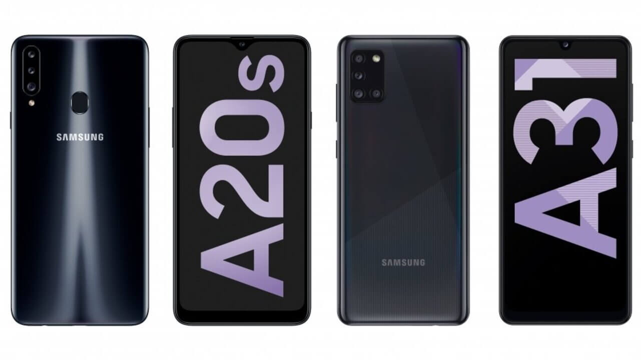 Samsung Galaxy A20s und Samsung Galaxy A31