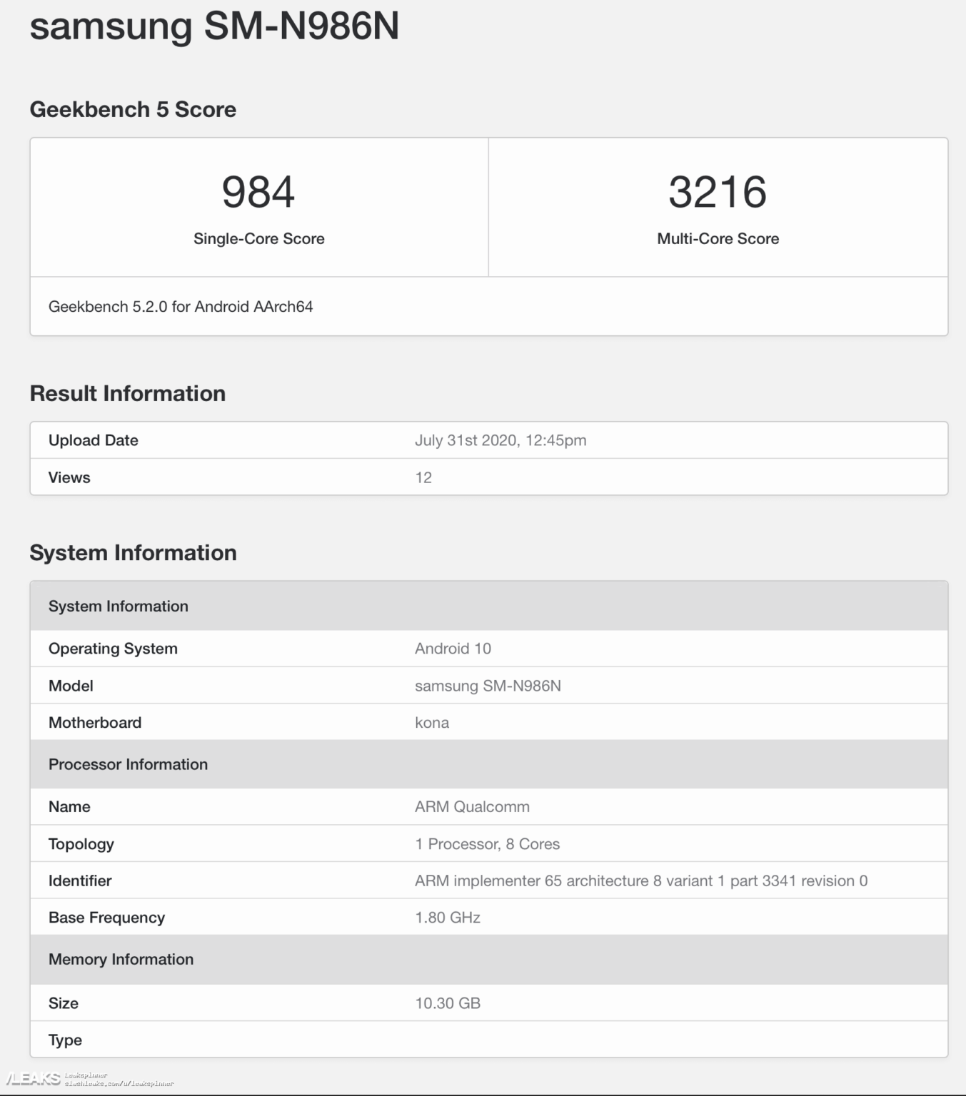 exynos 990 note 20