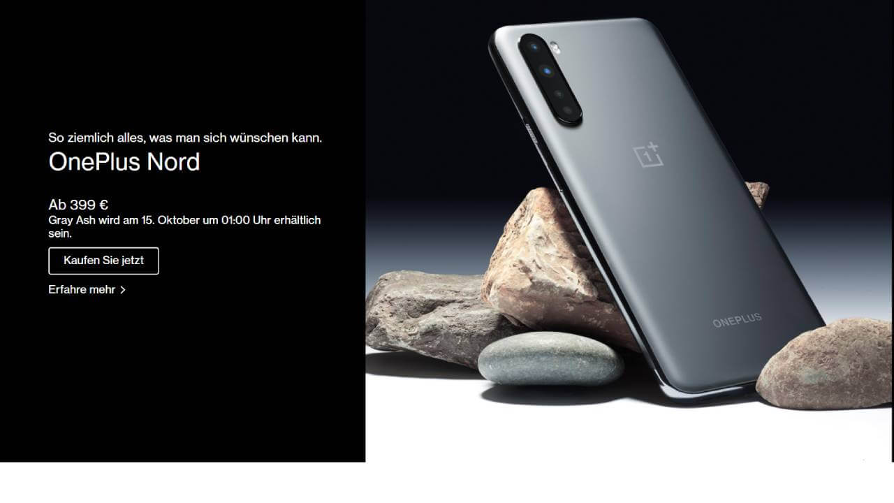 OnePlus Nord Gray Ash