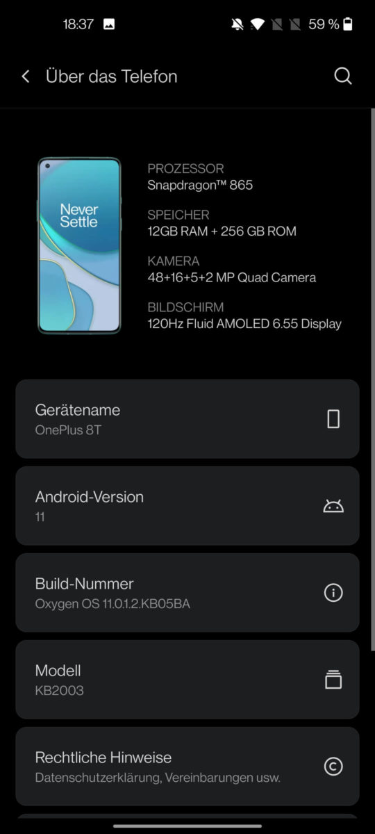 OxygenOS 11 Screenshot