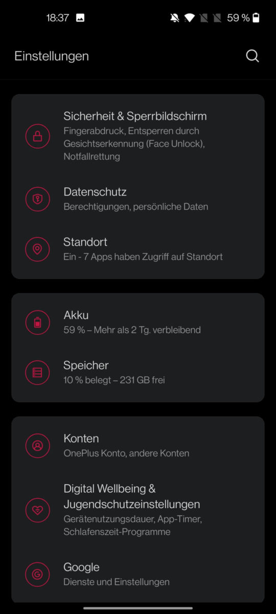 OxygenOS 11 Screenshot