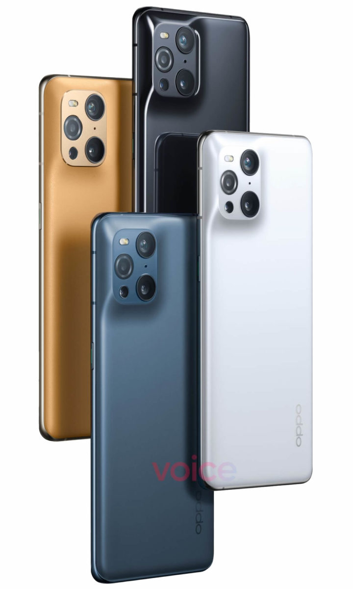 Oppo Find X3 Pro Farben