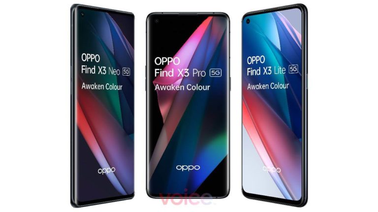 Oppo Find X3 Neo, Pro und Lite