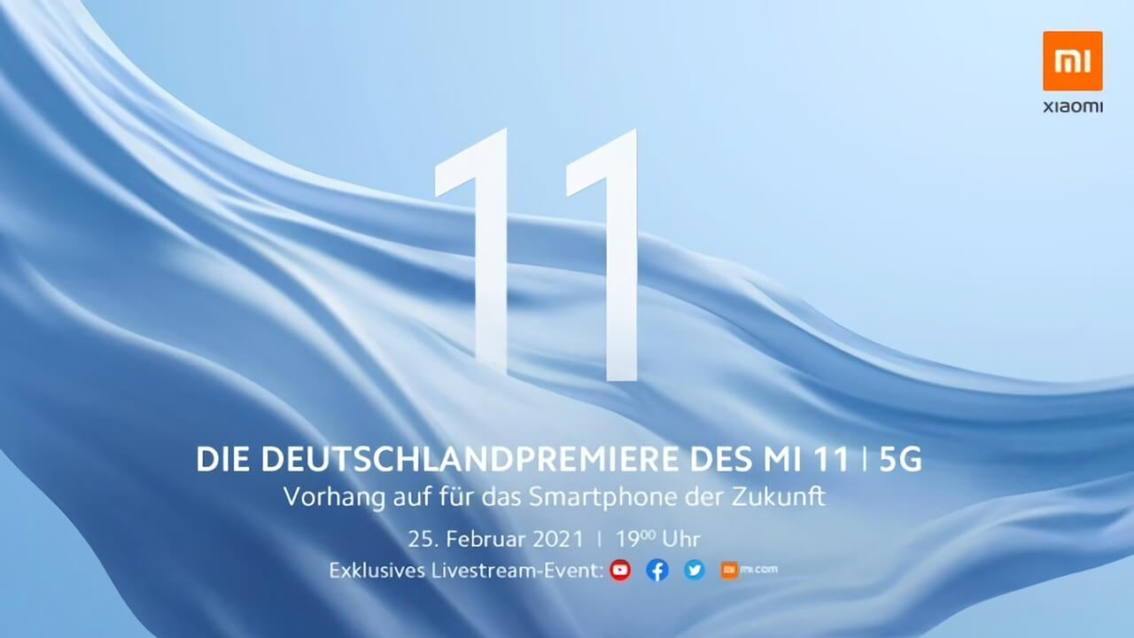 Xiaomi Mi 11 Deutschland-Premiere