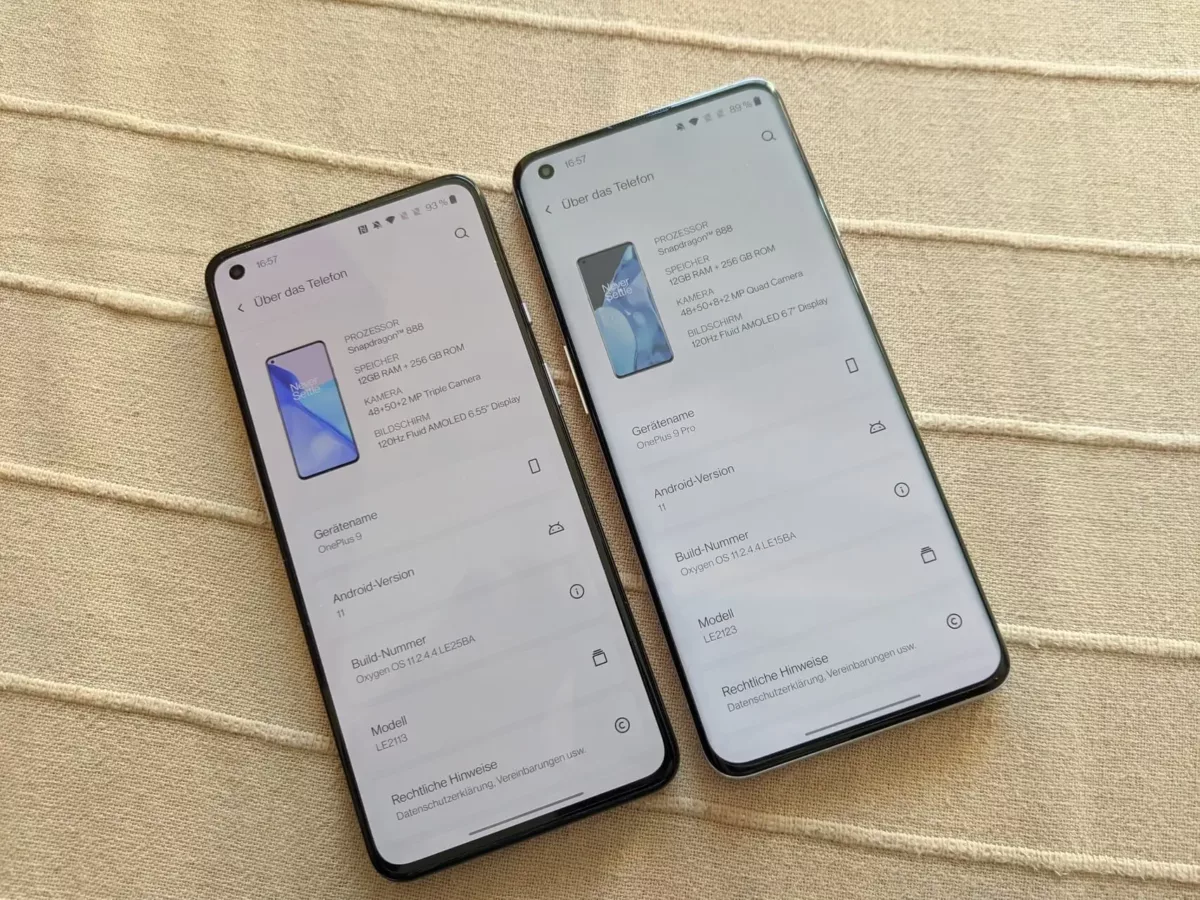 OnePlus 9 und OnePlus 9 Pro