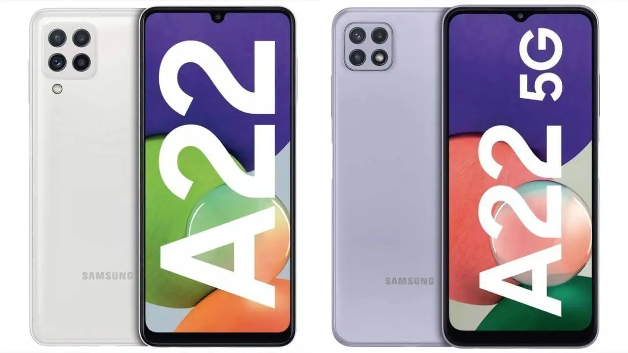 Samsung Galaxy A22 und Samsung Galaxy A22 5G