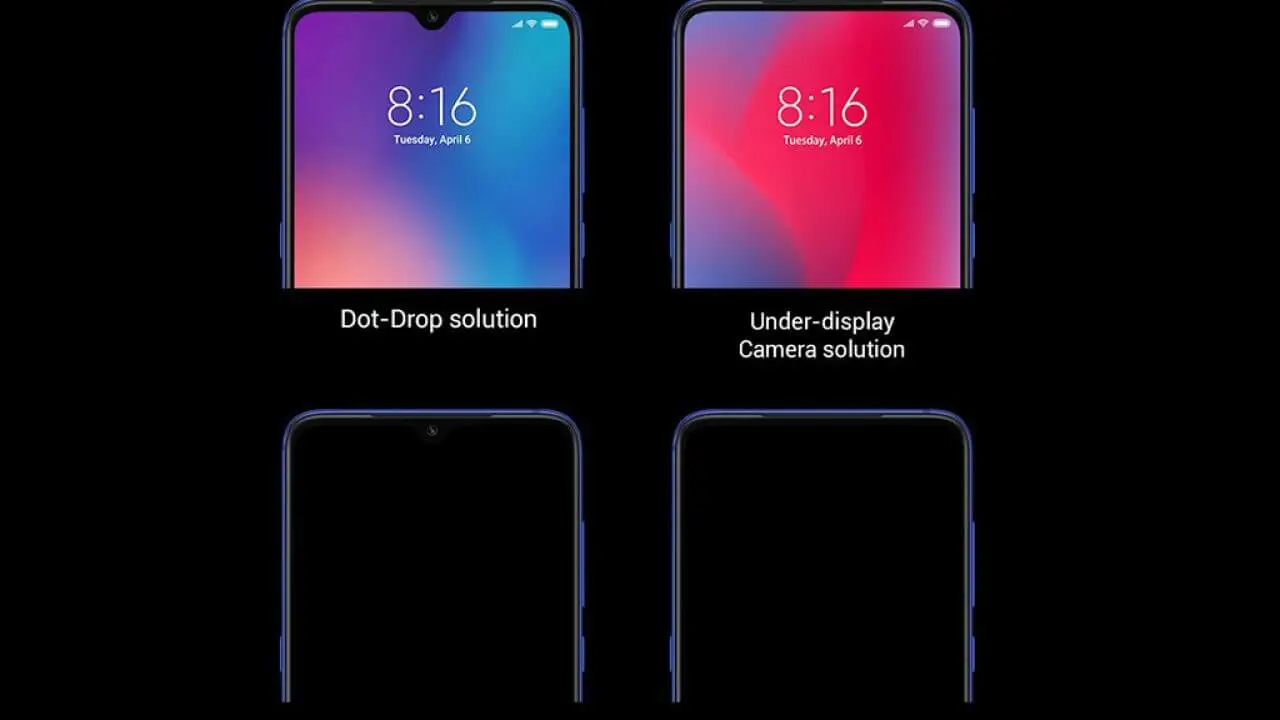 Xiaomi Kamera unter dem Display