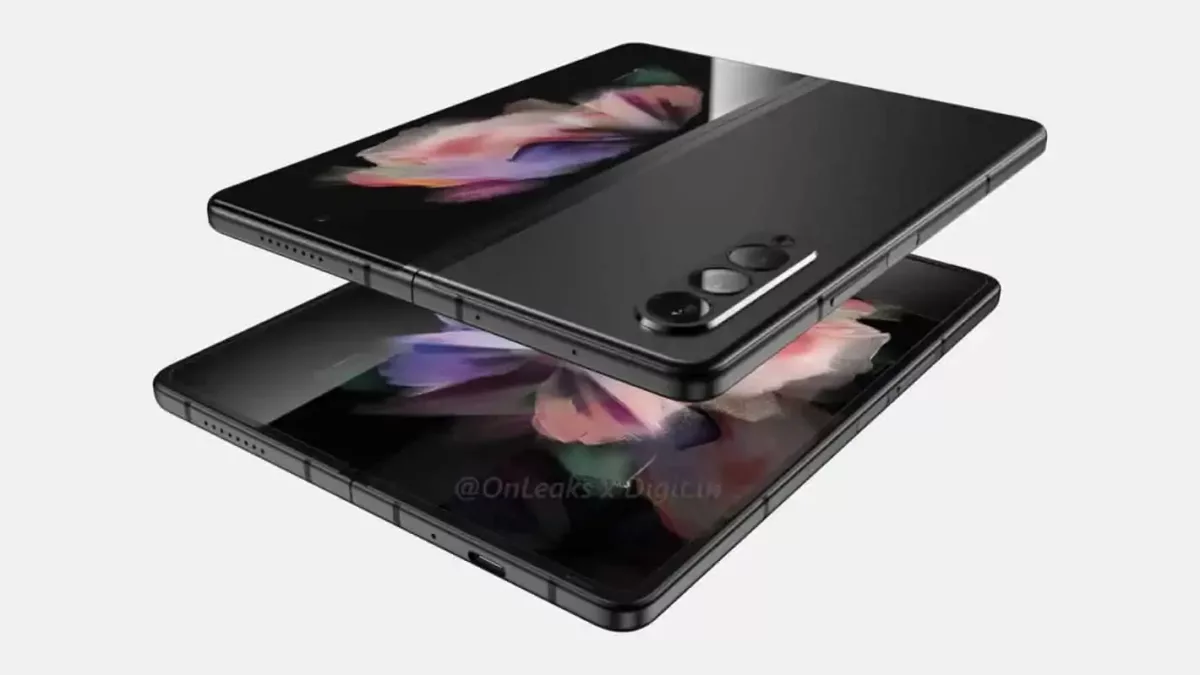 Samsung Galaxy Z Fold 3 CAD-render