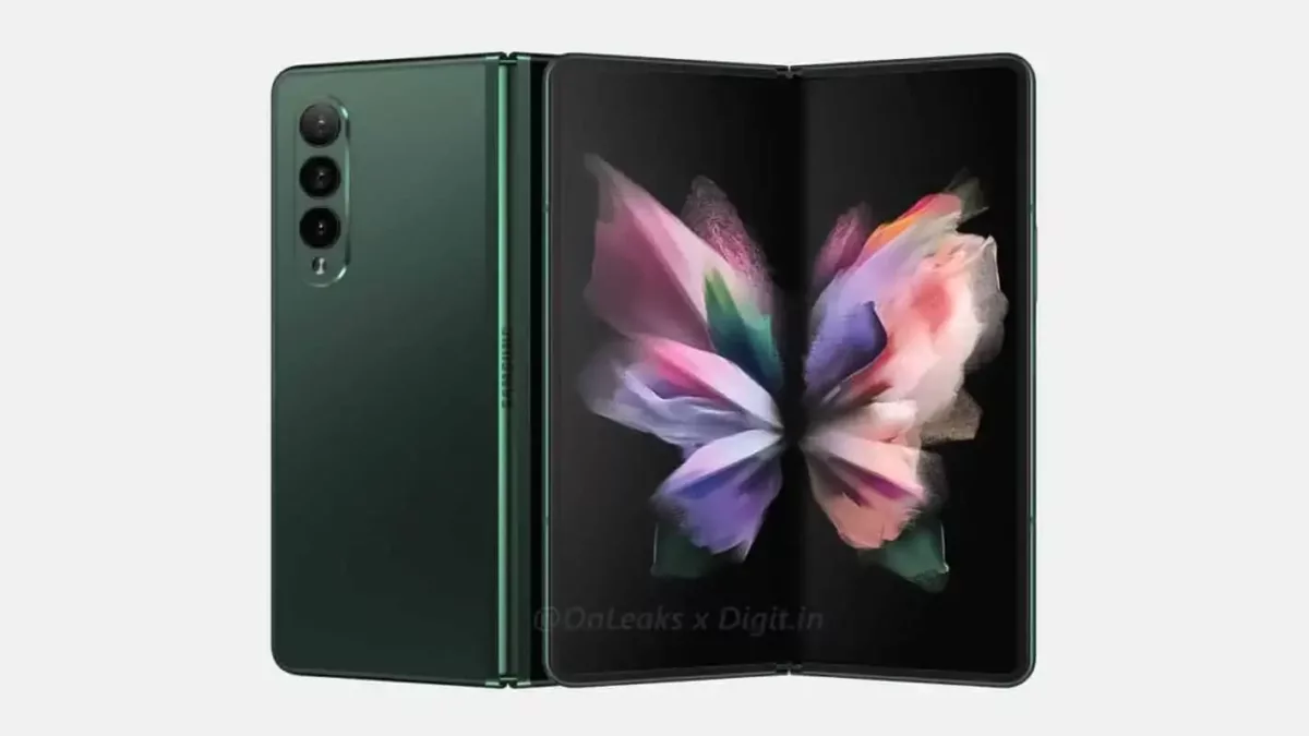 Samsung Galaxy Z Fold 3 CAD-render