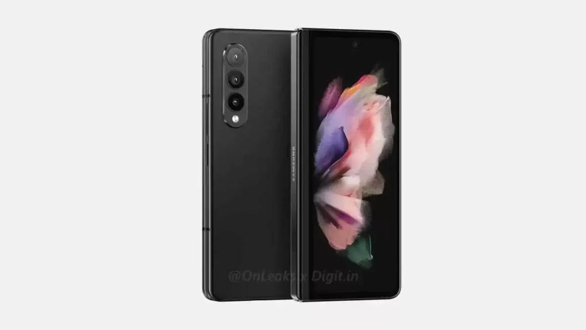 Samsung Galaxy Z Fold 3 CAD-render