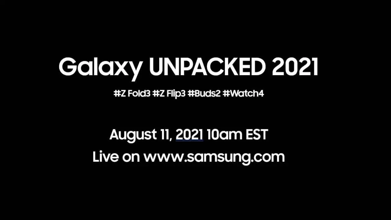 Samsung Galaxy Unpacked 2021