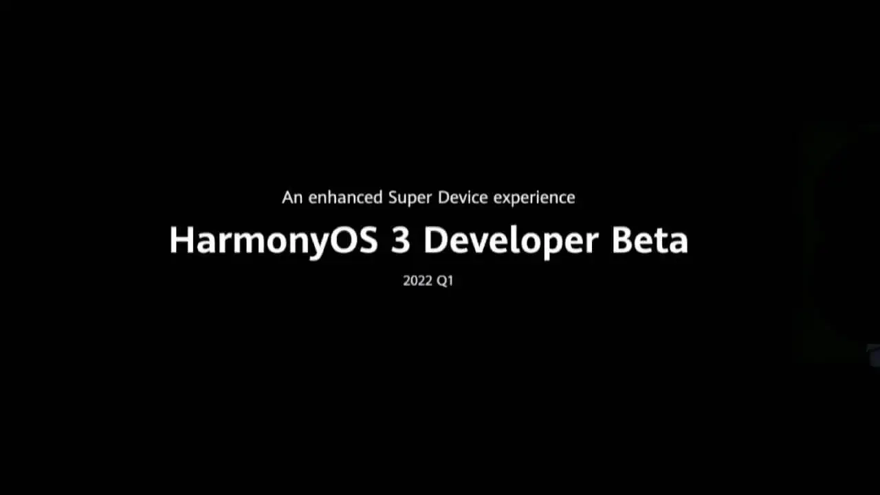 Huawei HarmonyOS 3 Developer Preview