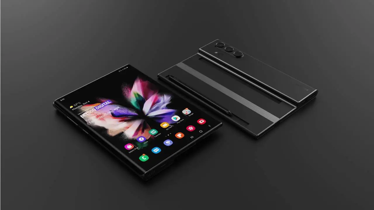 Samsung Galaxy Z Fold Note Render