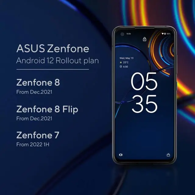 Asus ZenFone Android 12 Rollout Plan