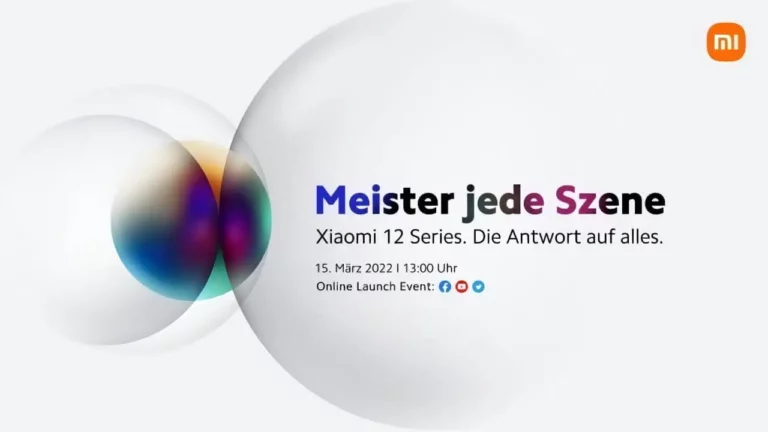 Xiaomi 12 Release-Event Deutschland