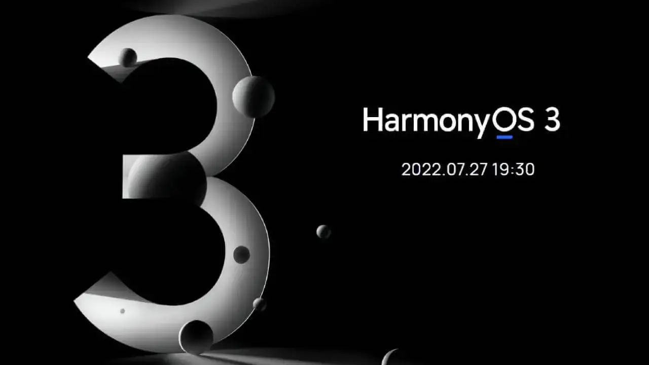 Huawei HarmonyOS 3 release