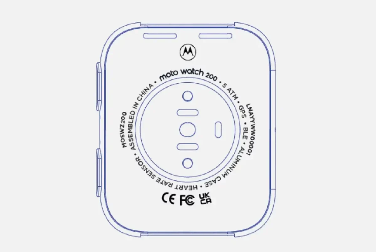 Motorola Moto Watch 200 Leak