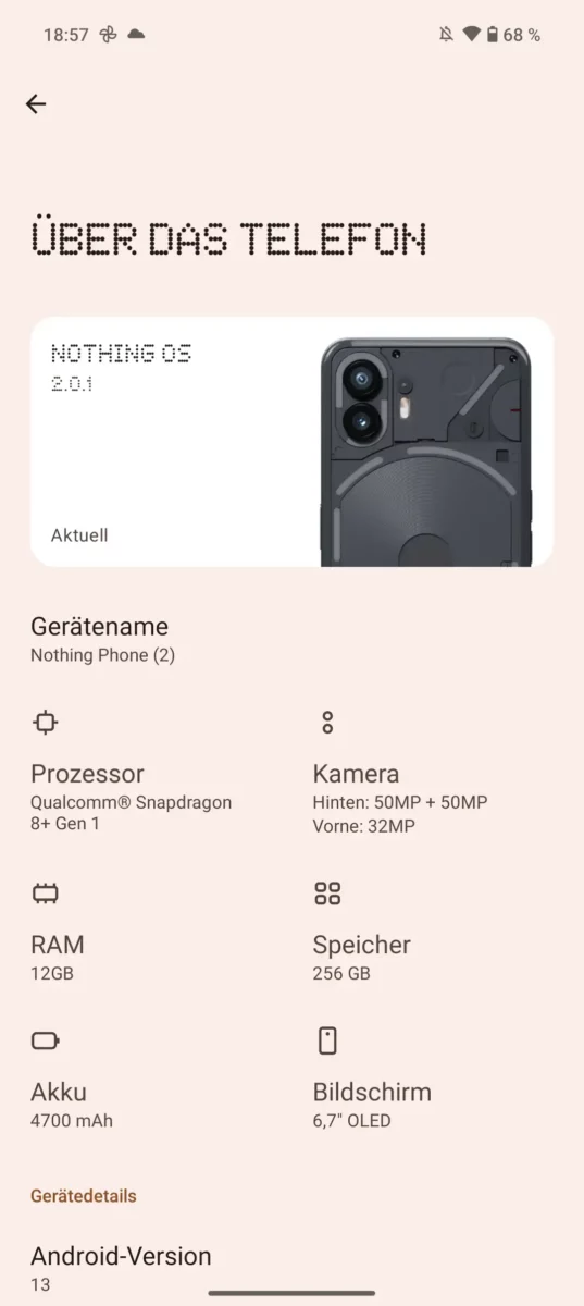 Nothing Phone (2) Screenshot