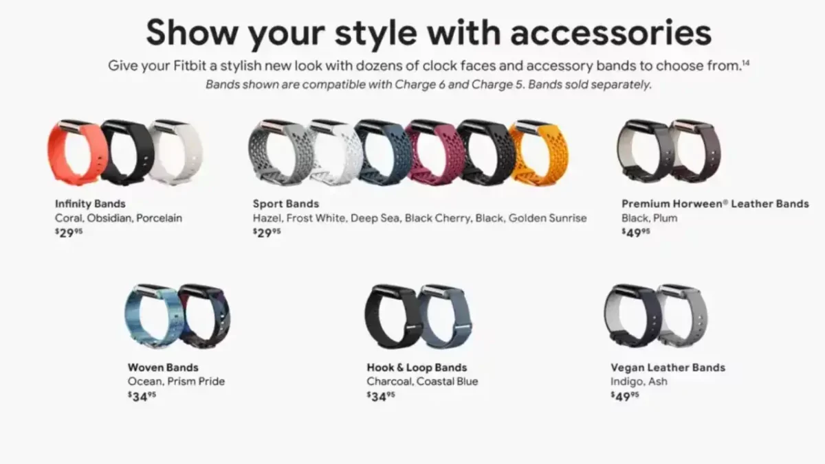 Fitbit Charge 6 Bands