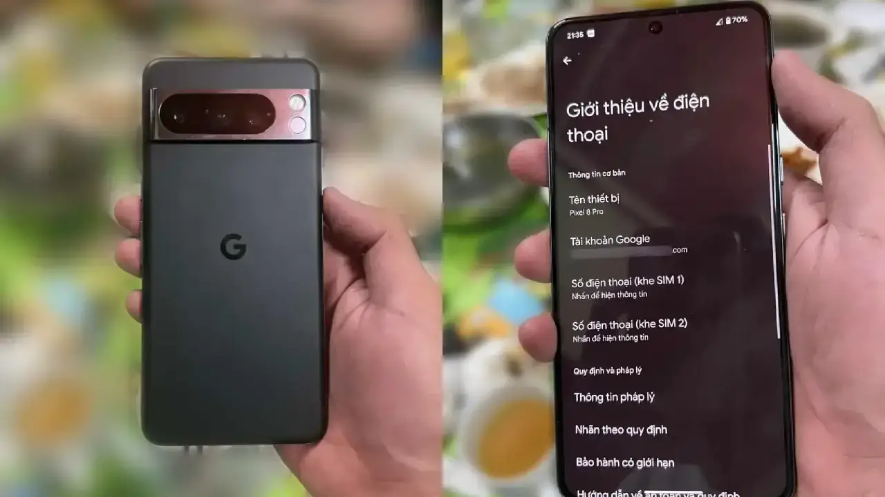 Google Pixel 8 Pro mattes Schwarz Leak Header