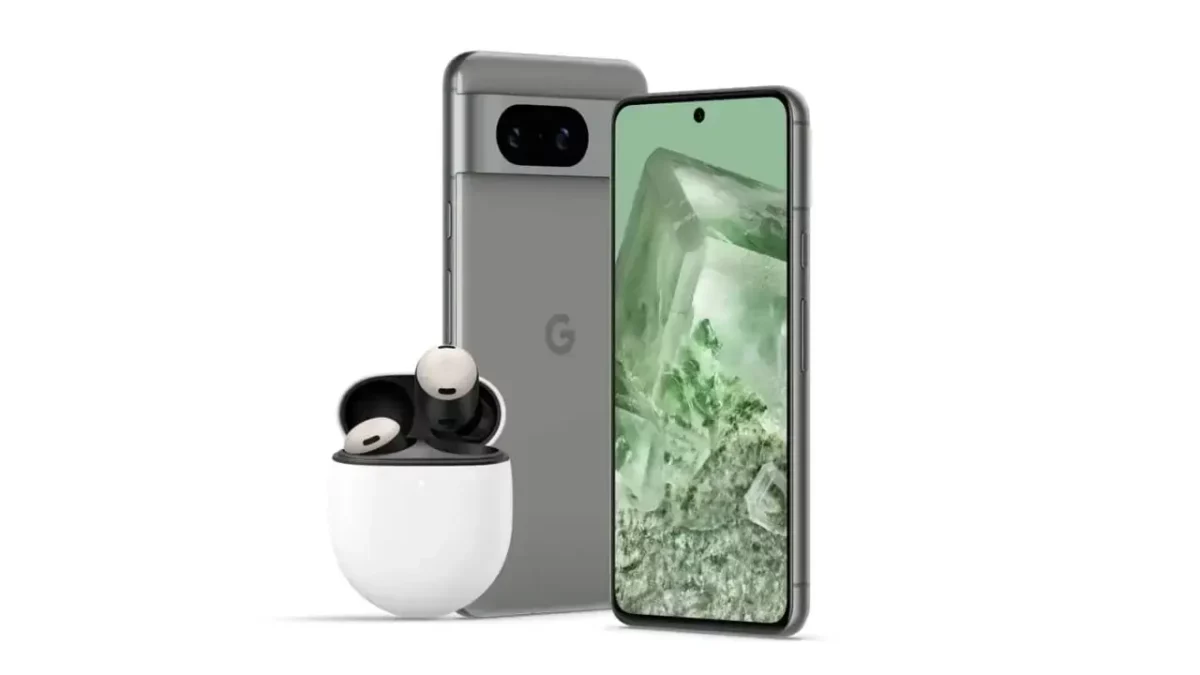 Pixel 8 with Pixel Buds