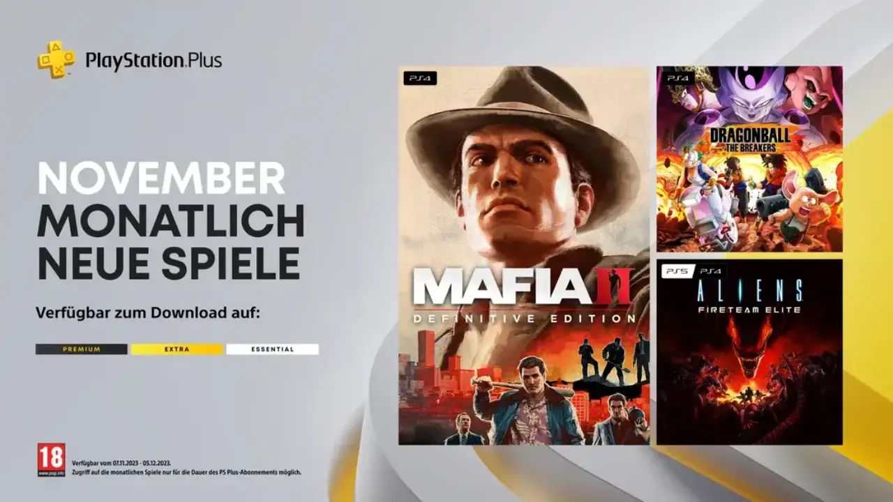 PlayStation Plus Essential November 2023